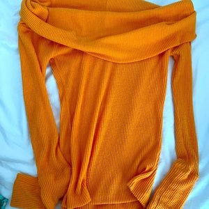 Free people off the shoulder sweater